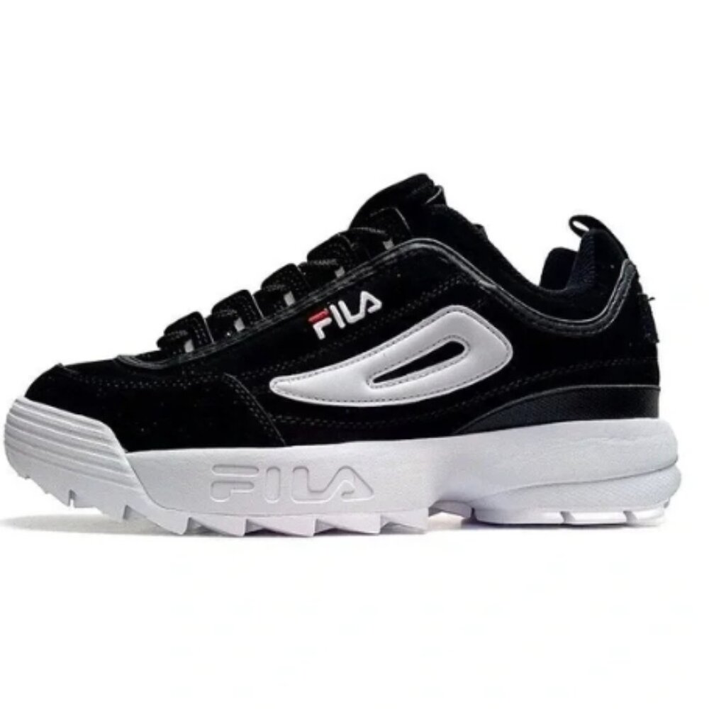 COPY - Barely Worn Fila Disrupter 2 Black BACK TO SCHOOL